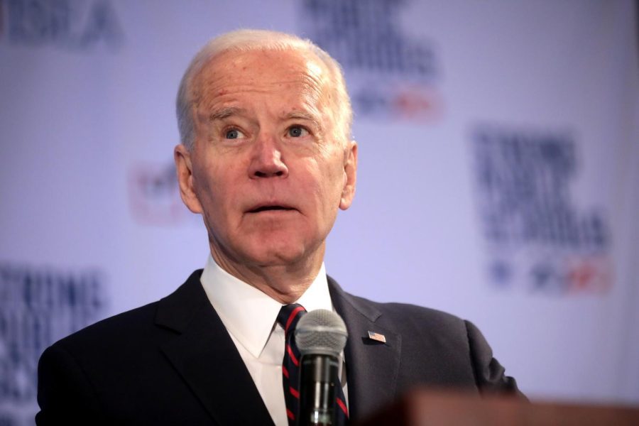 President Joe Biden speaking with attendees at the 2020 Iowa State Education Association (ISEA) Legislative Conference in Des Moines on Jan. 18, 2020. Senior columnist Andrew Prozorovsky believes that Democrats need to be more strategic when it comes to the upcoming midterm elections.  