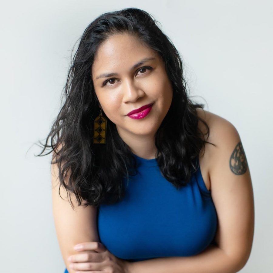 Filipino American author Mia P. Manansala  opens up about being a part of Pygmalion for the first time, her books, and being a new author during the Pygmalion event at the Urbana Free Library on Sept. 22.
