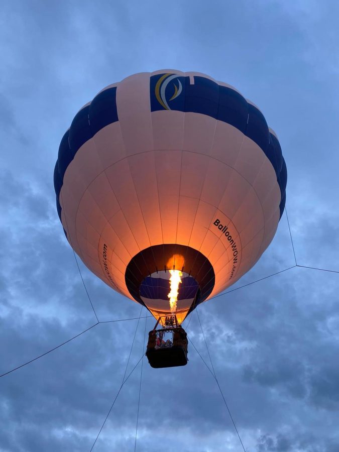 One of the hot air balloons that will be featured at the first annual Champaign County Balloon Festival for tether rides. The festival will take place from Sept. 23 to Sept. 24.