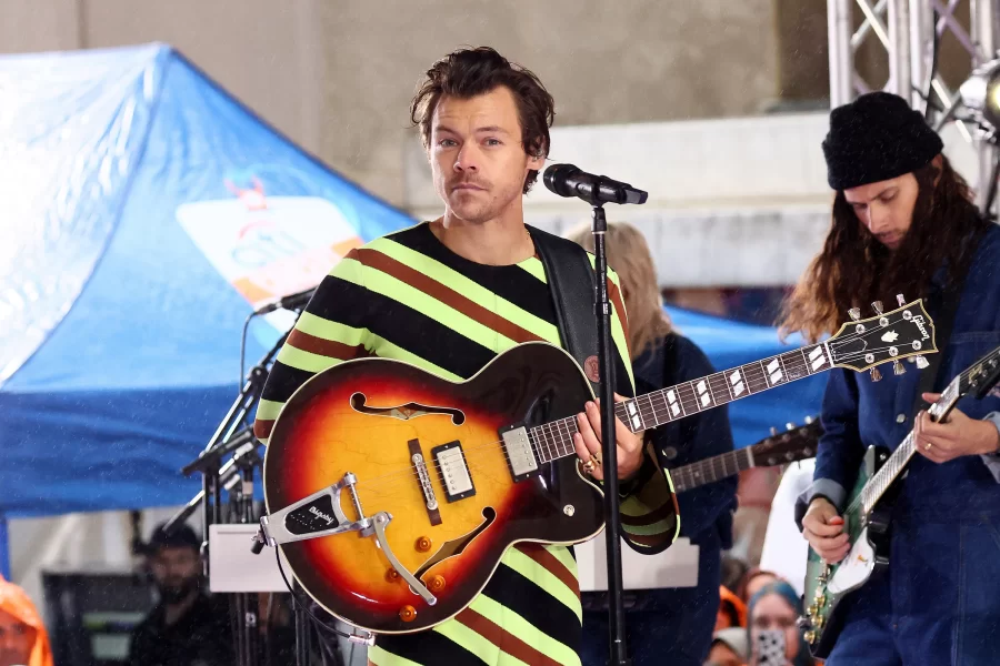 Harry Styles performs on NBCs Today at Rockefeller Plaza on May 19. The artist recently released a music video for his song, Music for a Sushi Restaurant, on Thursday.  
