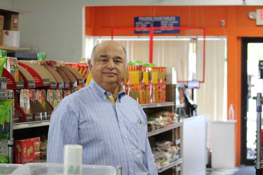 Rakesh Handa is the owner of the local Indian store, Annapoorna, located on Neil Street. Handa became the owner in 2005 after moving from New Delhi. 