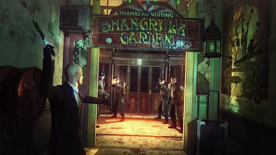 Gameplay shot of Hitman: Absolution.
Hitman: Absolution is a stealth-action game released in 2012 by Square Enix.