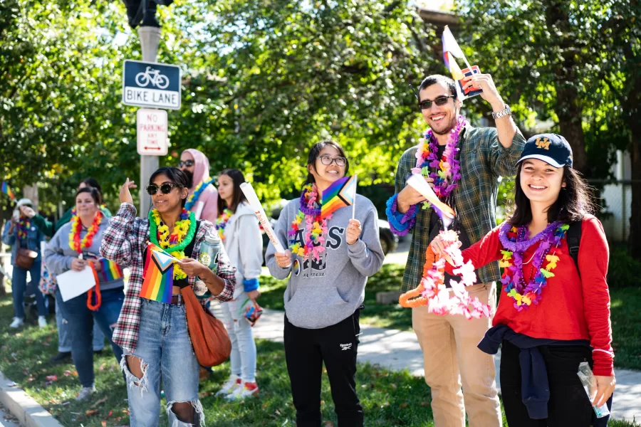 University students and local community members gather at the Champaign-Urbana Pride Fest hosted on Oct. 1. On Thursday, Congress passed a bill to protect same-sex and interracial marriages. 