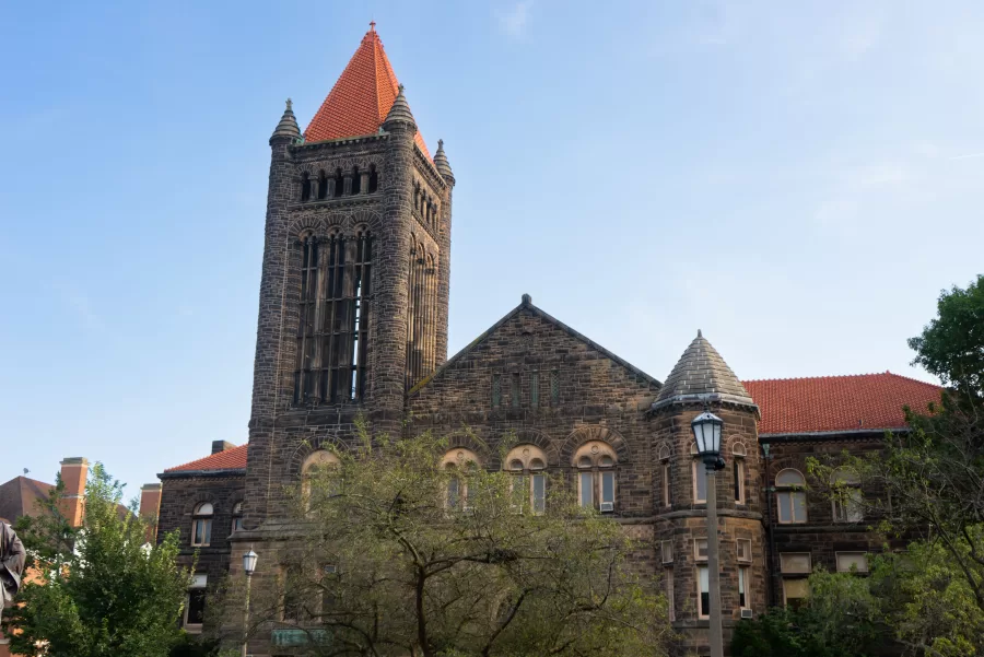 Students+give+their+response+to+the+renovations+of+Altgeld+Hall+that+was+approved+in+March+2019+by+the+University+of+Illinois+Board+of+Trustees.+