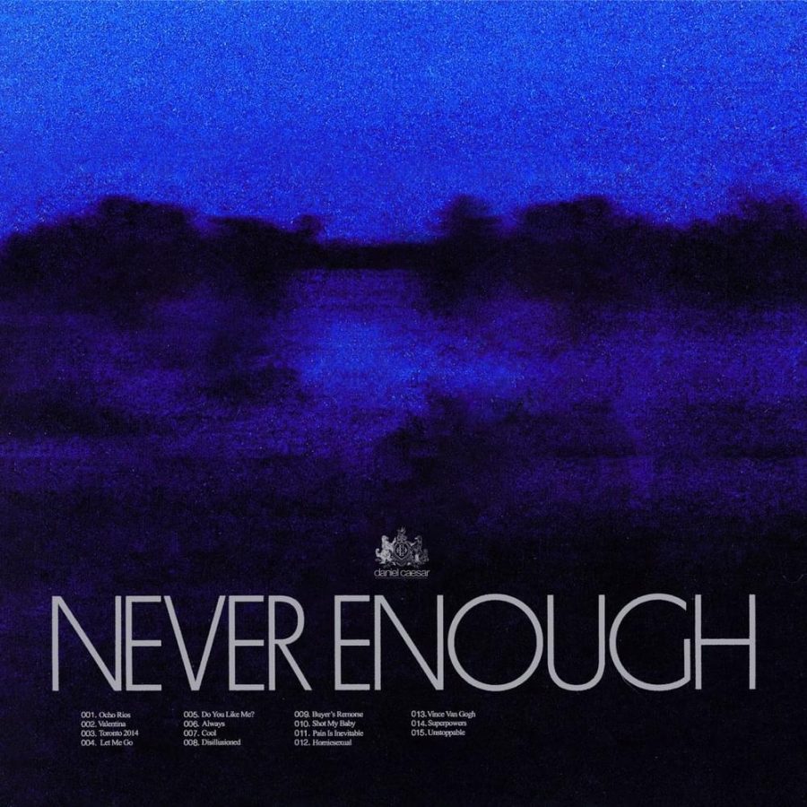 On April 7, Daniel Caesar released his most recent album, Never Enough.