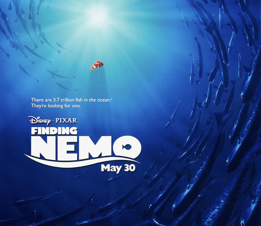 Promotion poster for Pixars Finding Nemo, released May 30 2003. 