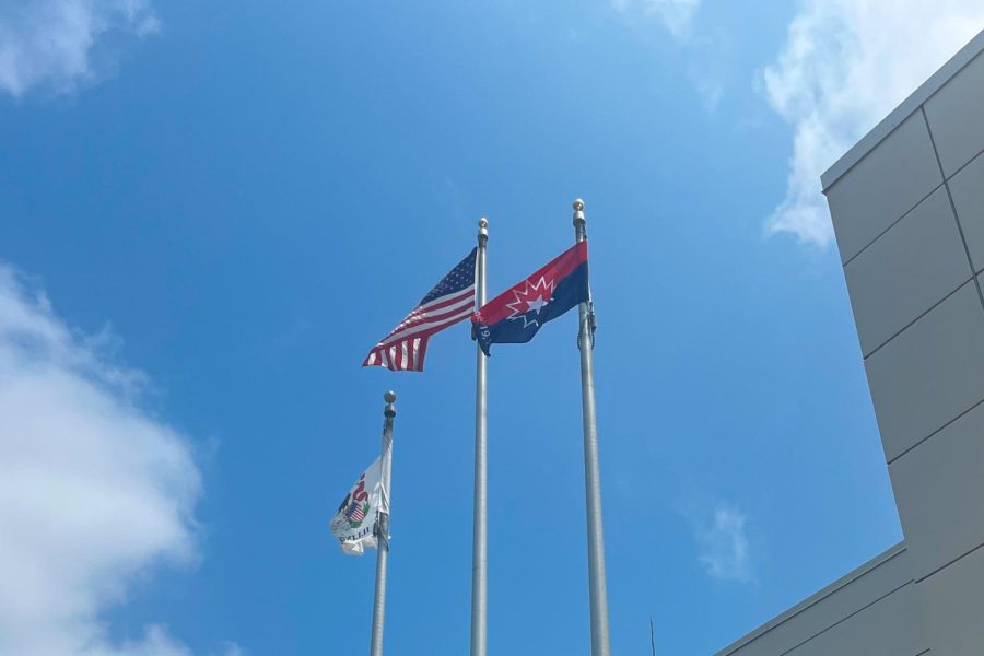 Raising of the Juneteenth flag in Urbana on Friday