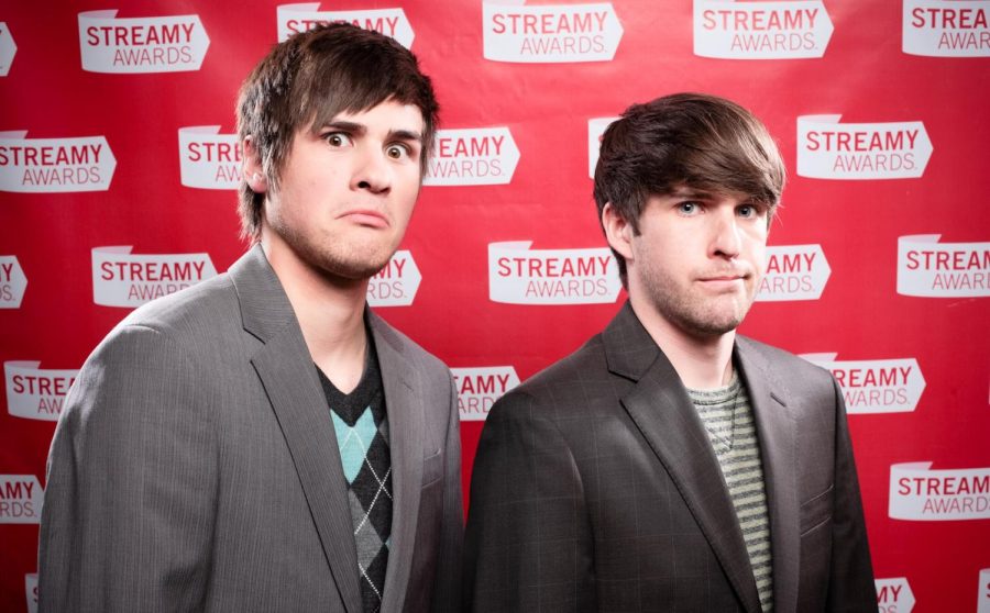 Ian Hecox and Anthony Padilla in April 2010 at the Streamy Awards. The pair now own their comedy sketch brand.