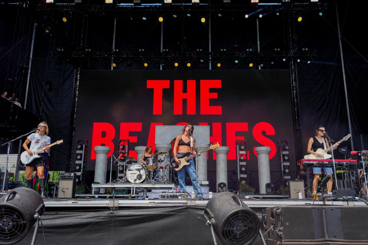 Toronto band The Beaches took to the Bud Light stage on Thursday.