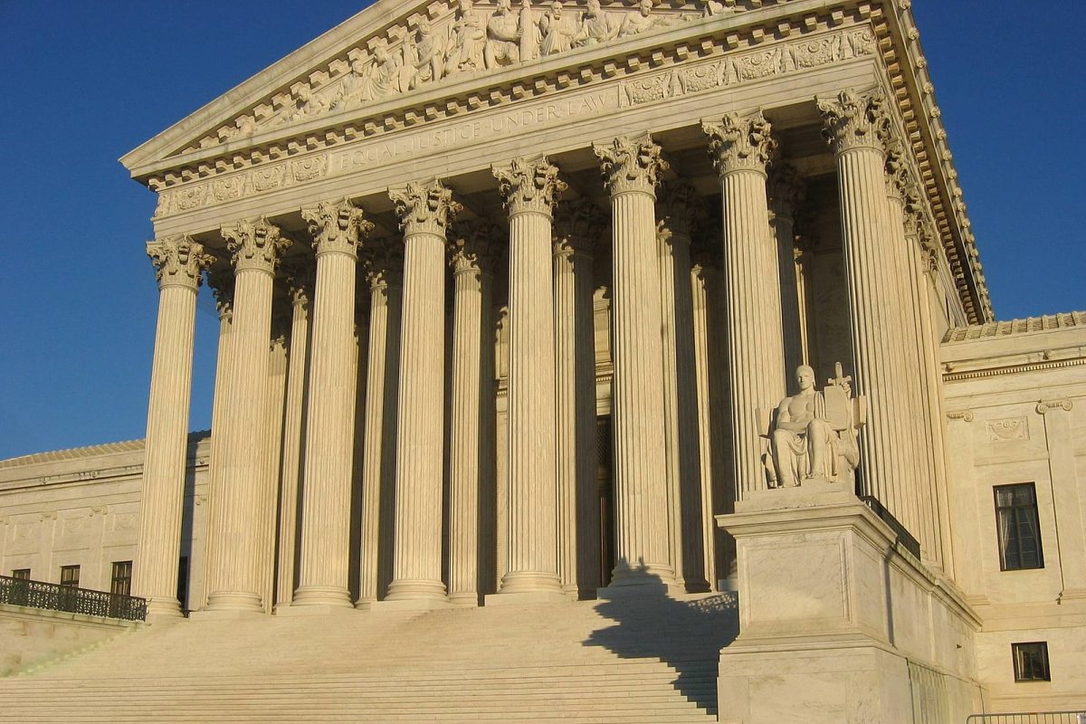 The U.S. Supreme Court building in December 2004.