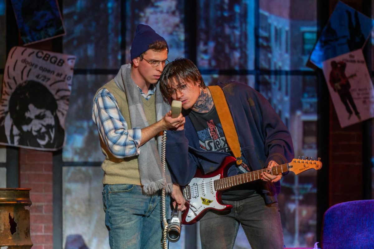 Rent musical performance held at Virginia Theatre by Illinois Theatre from Oct. 26-28.