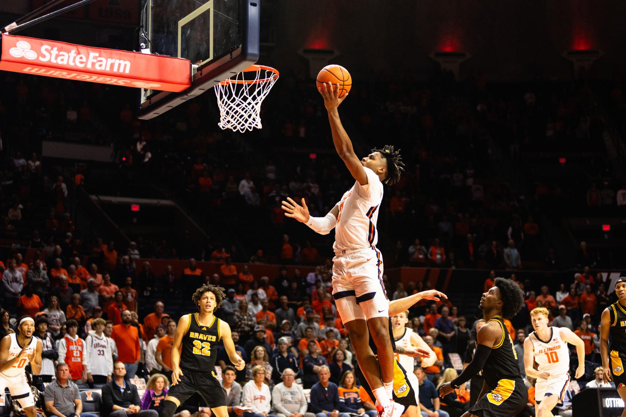 No. 25 Illinois Menʼs Basketball Gets Off To Strong Start With 116-65 ...