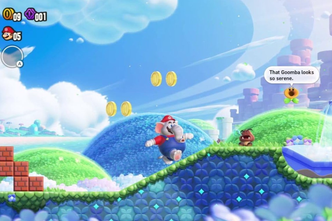 Gameplay of Super Mario Bros. Wonder released on Friday.