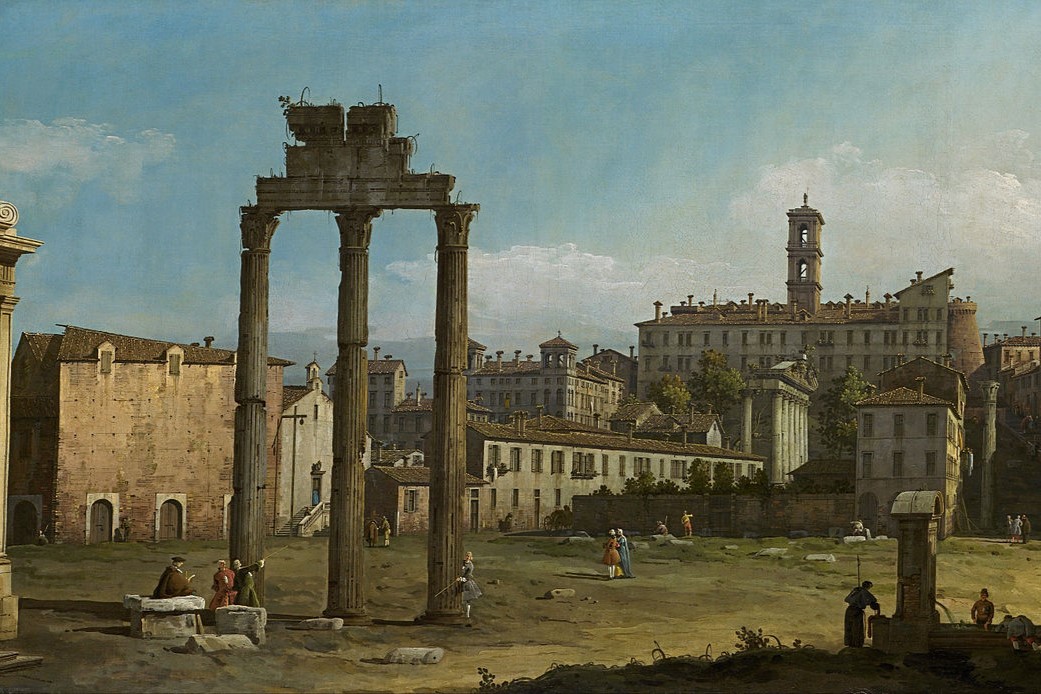 Ruins of the of the Forum, Rome 1743 artwork from Bernardo Bellotto. 
Assistant Opinion editor Aaron Anastos ranks ancient civilizations. 
