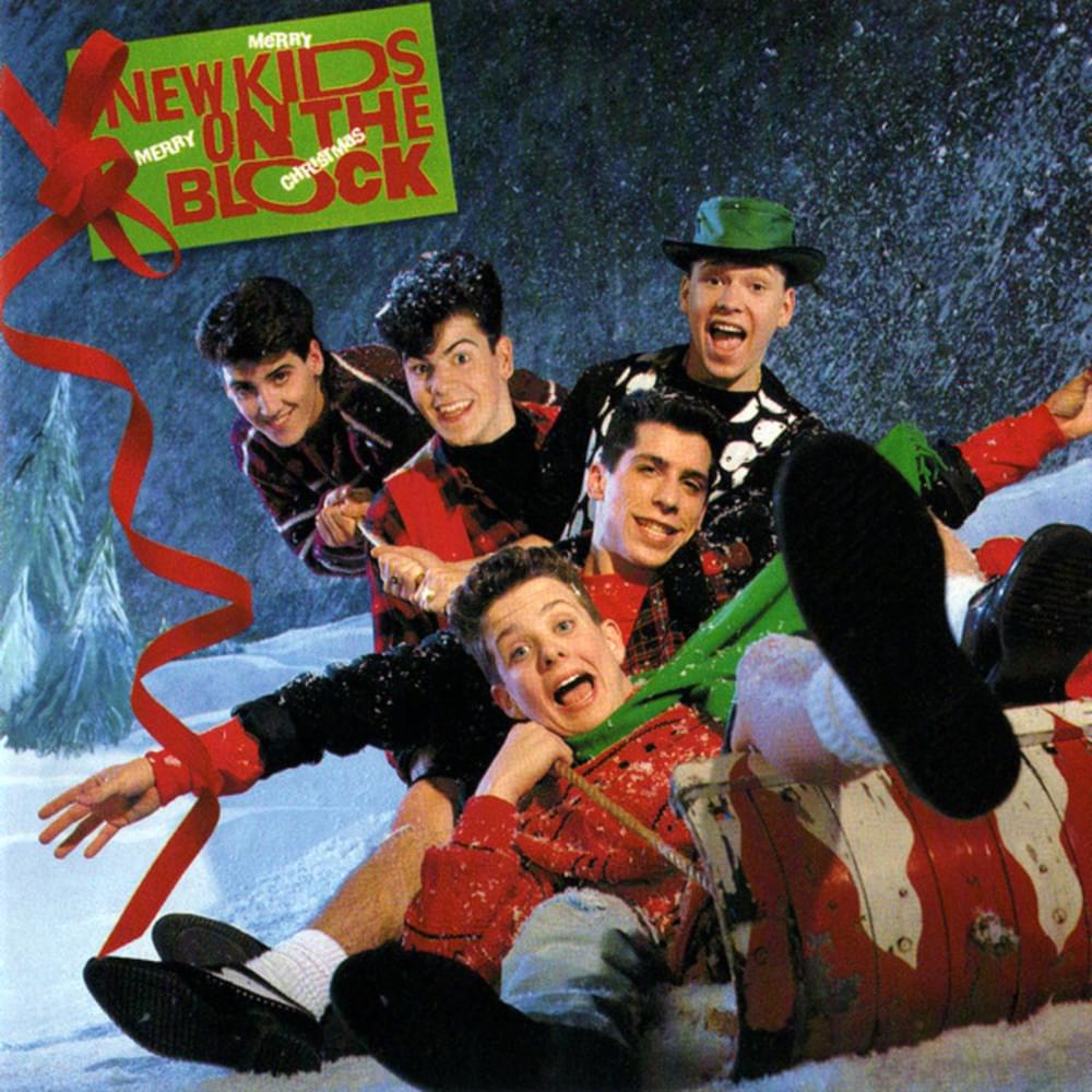 Cover of New Kids on the Blocks 1989 studio album Merry, Merry Christmas