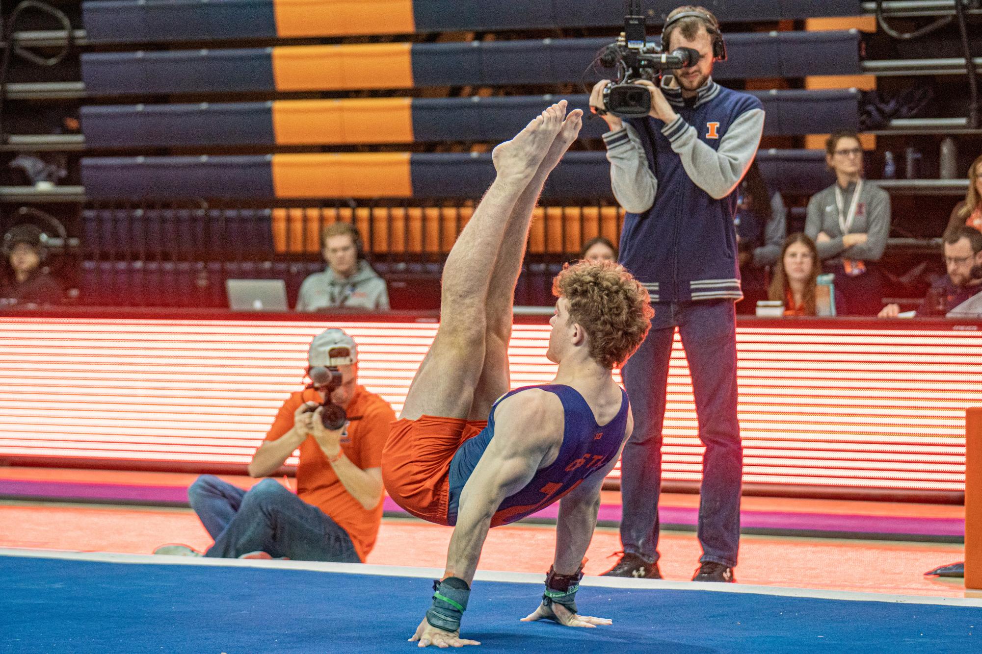 No. 5 Illinois men’s gymnastics takes down No. 1 Oklahoma - The Daily ...