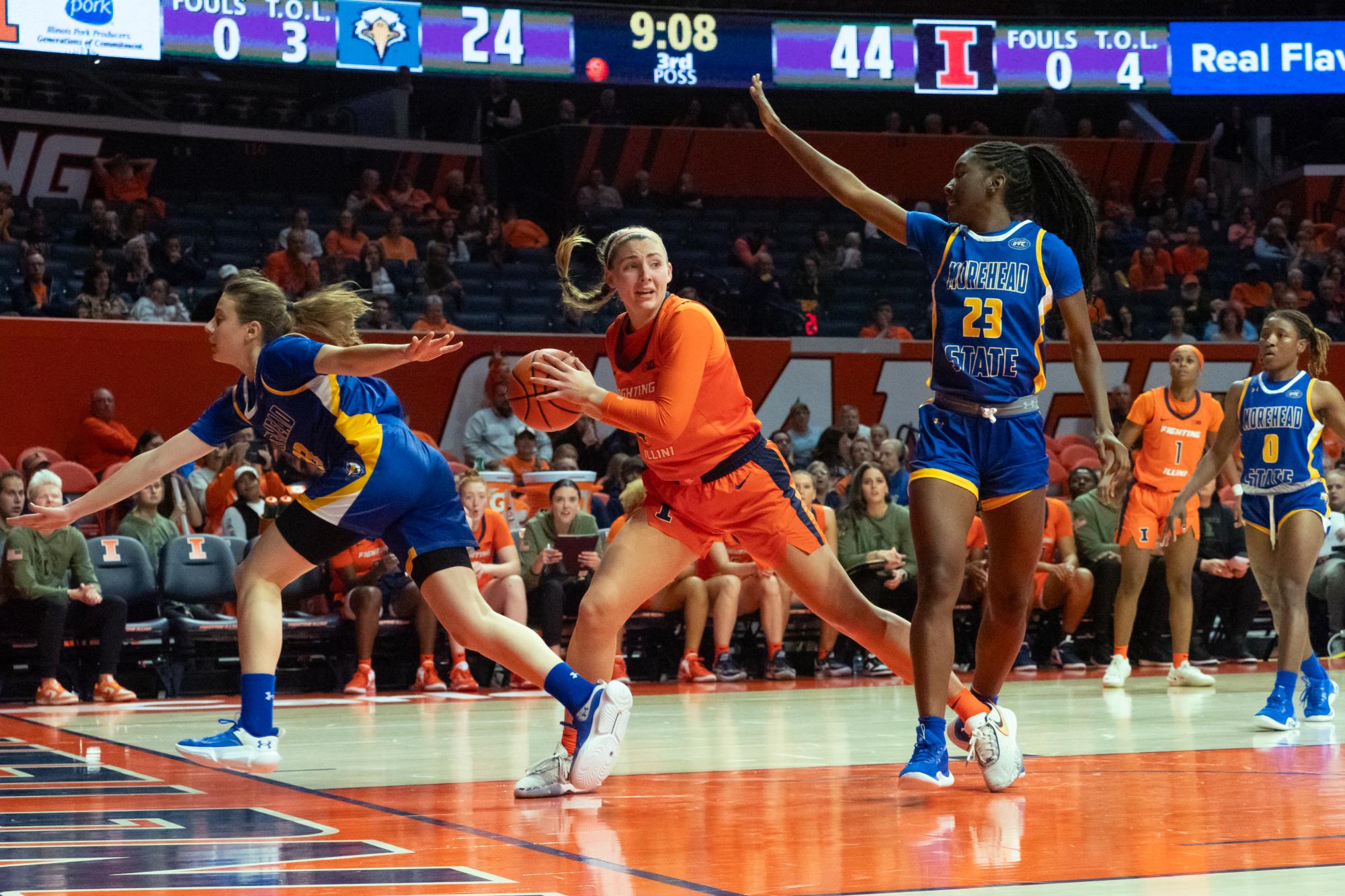 Illinois Women’s Basketball Comes Out Stellar In 28-point Victory Over ...