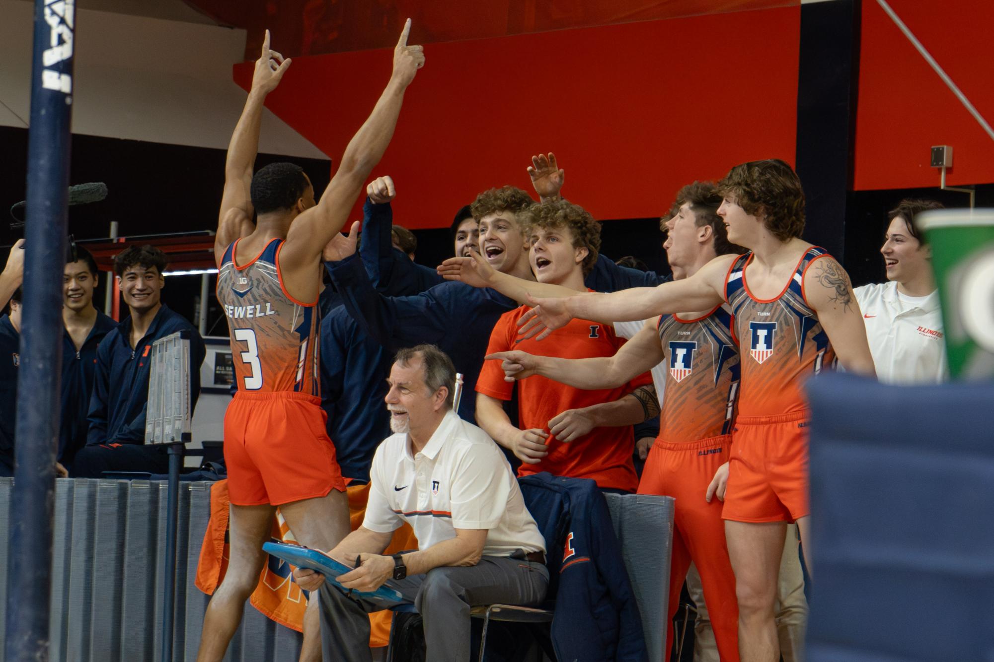 No. 5 Illinois men’s gymnastics prepares to take on No. 4 Michigan ...