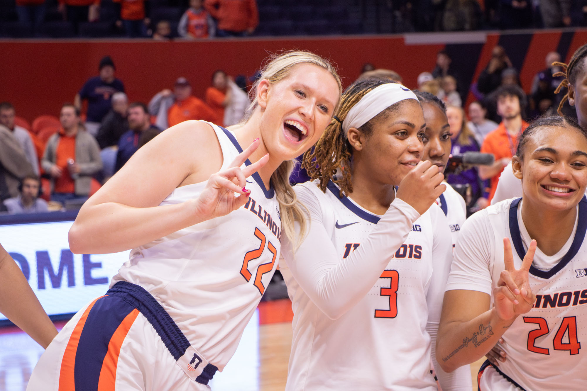 Illinois Women’s Basketball Sweeps Northwestern With 11-point Victory 