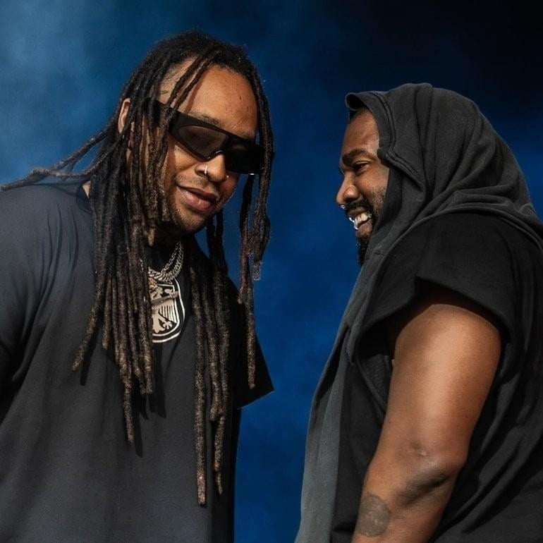 Ty Dolla $ign and Kanye West. 