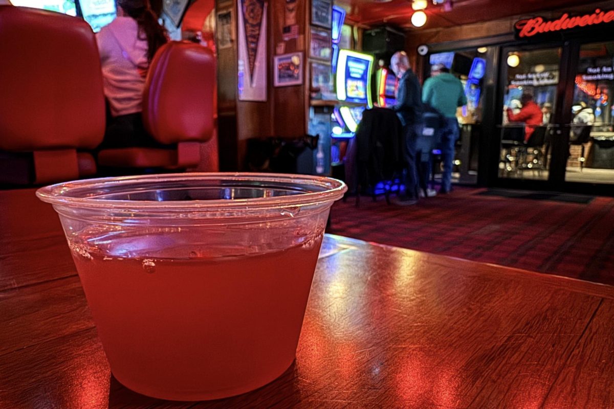 The punch from Tumble Inn Tavern, located in downtown Champaign off Neil Street, is a fan-favorite drink for those looking to have a night out off campus.
