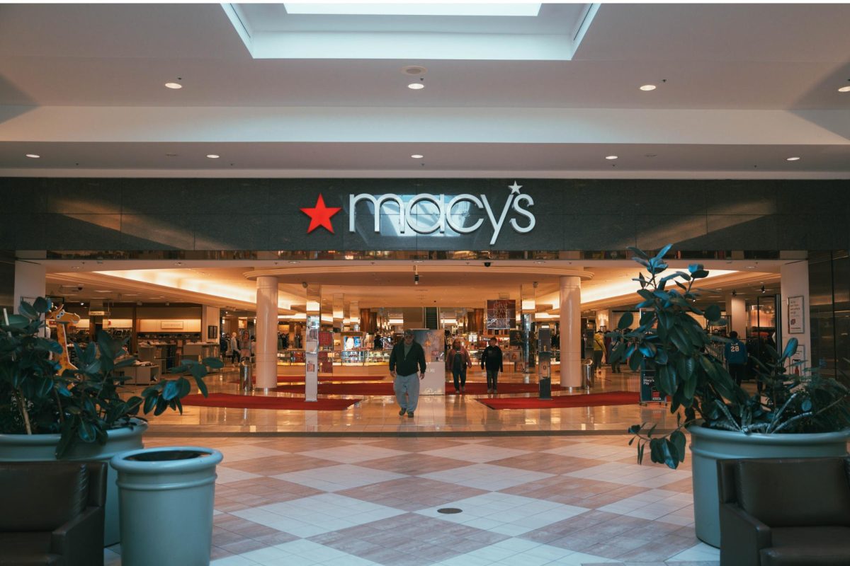 Shopfront of Macy’s located in the Market Place Shopping Center in Champaign on March 2.