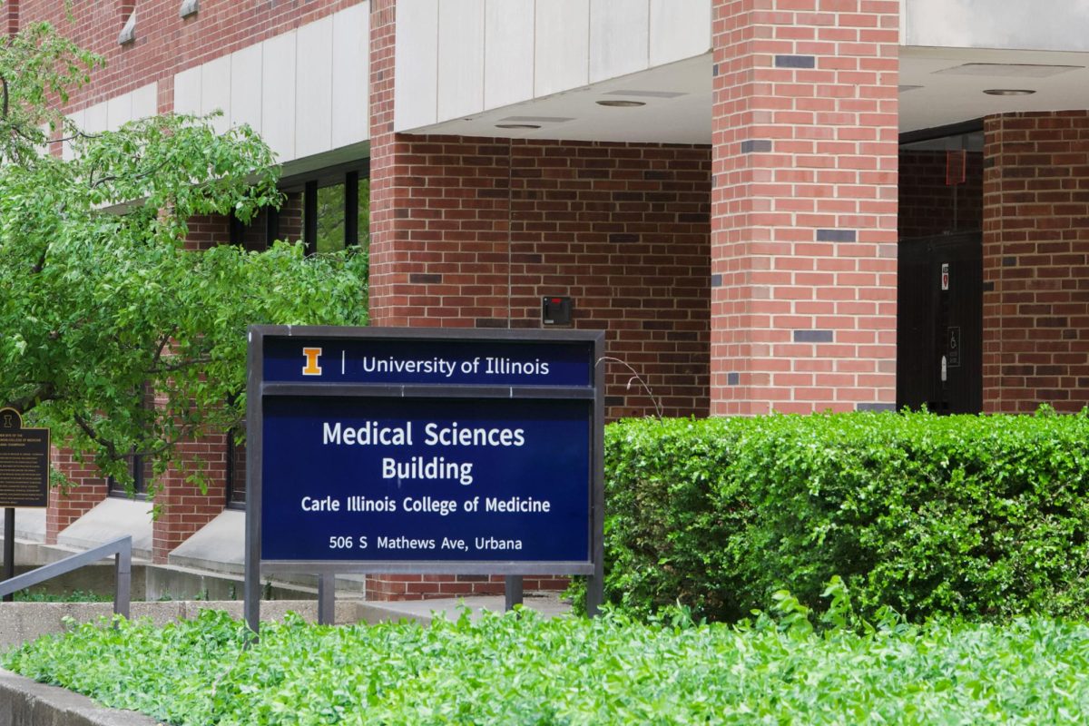 The Medical Science Building located on Mathews Avenue in Urbana. 