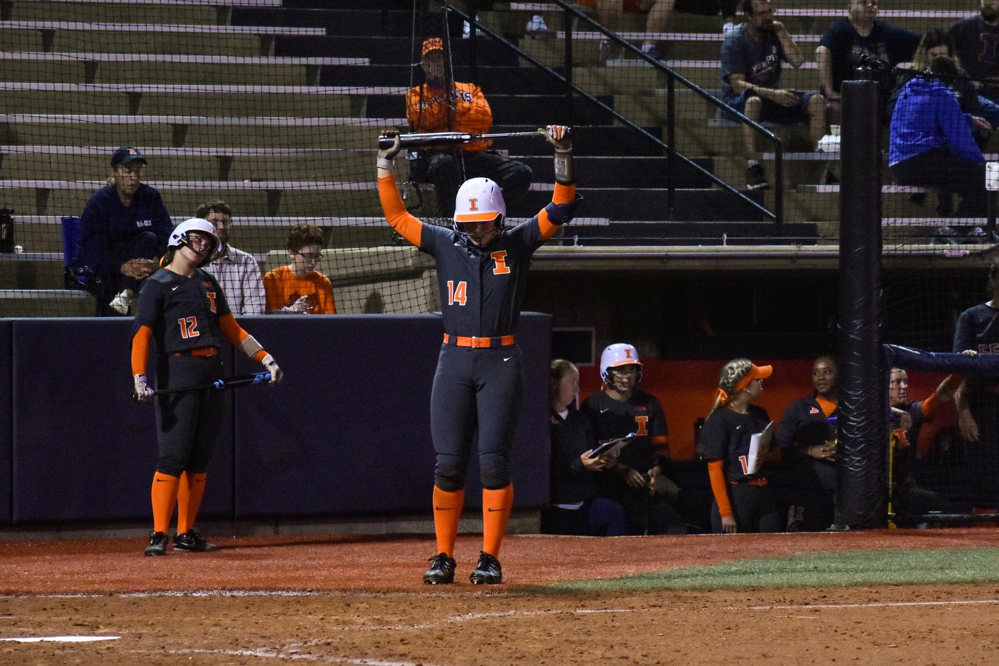 Illinois softball secures much-needed series win against Michigan State ...