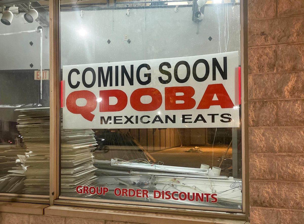 A new Qdoba location is under construction at 711 S. Wright St. 