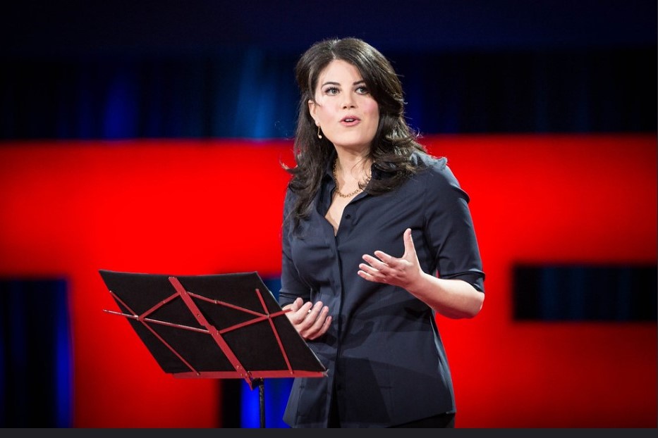 Monica Lewinsky speaks at TED2015 on March 19, 2015 in Vancouver, Canada.