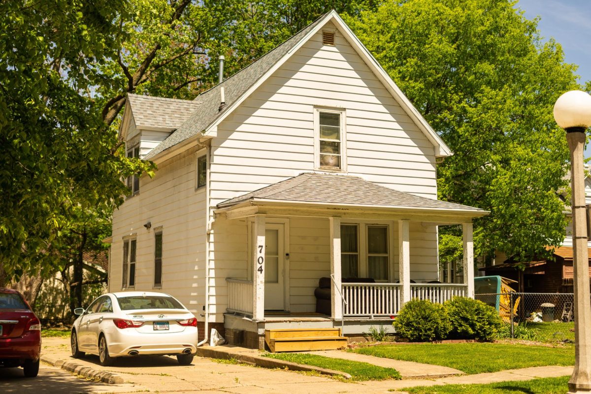 The American Football House, located at 704 W. High St. in Urbana.