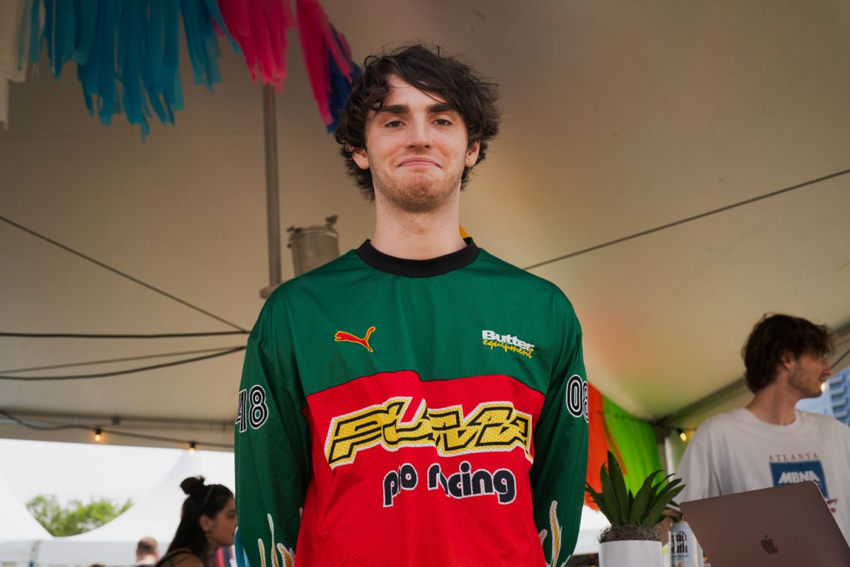 Walter the Producer chats with The Daily Illini about process of developing his tracks during day 2 of Lollapalooza on Friday.