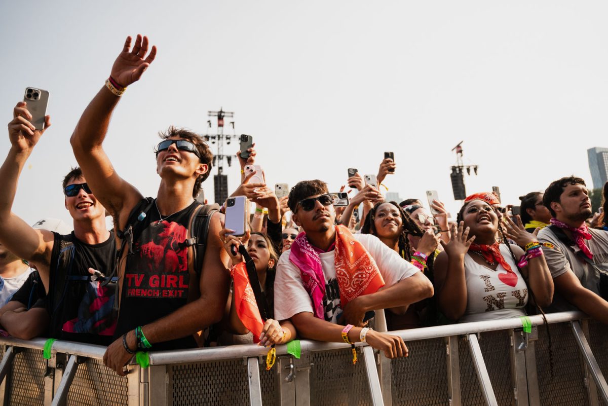 TV Girl concert goers jam out to their Bud Light stage debut on Saturday during day 3 of Lollapalooza