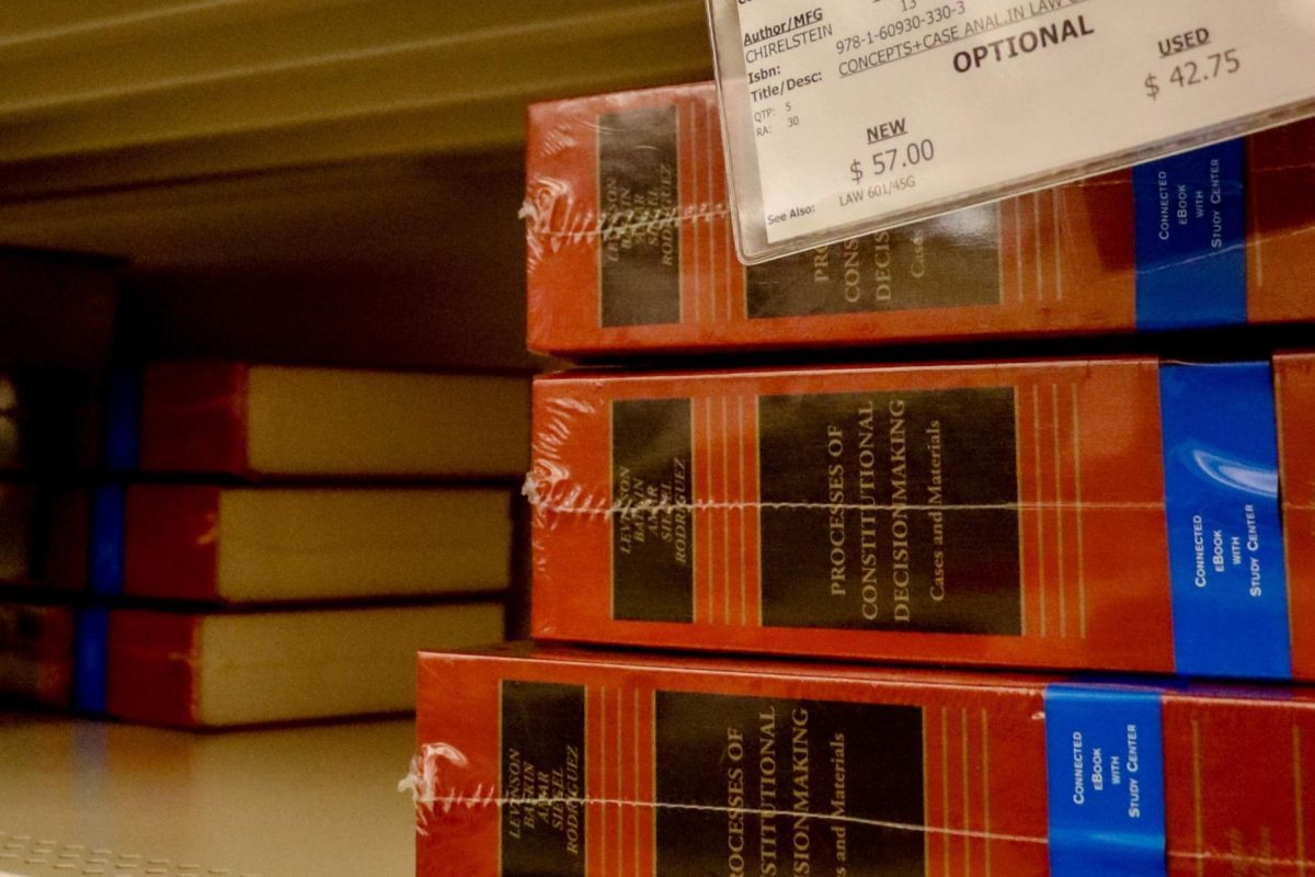 "Processes of Constitutional Decisionmaking" Textbook located in the basement of the Illini Union Bookstore.