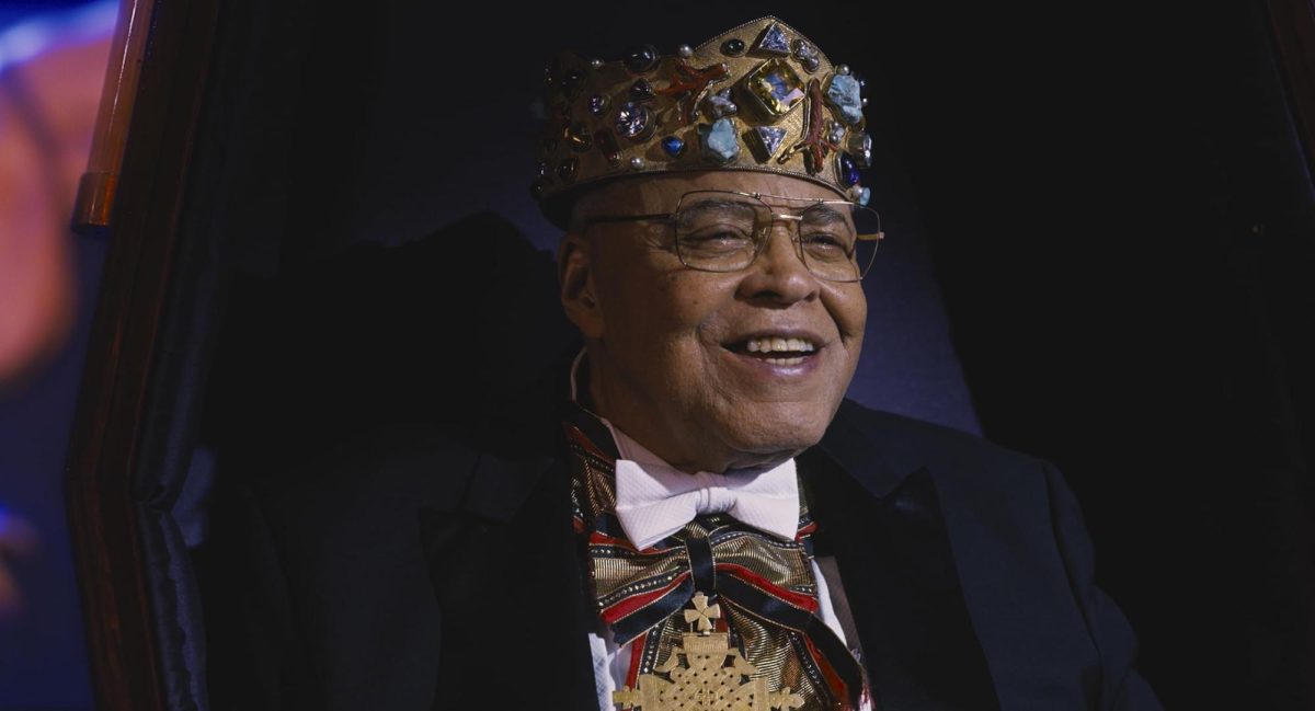 James Earl Jones stars as King Jaffe Joffer in "Coming 2 America" (2021).