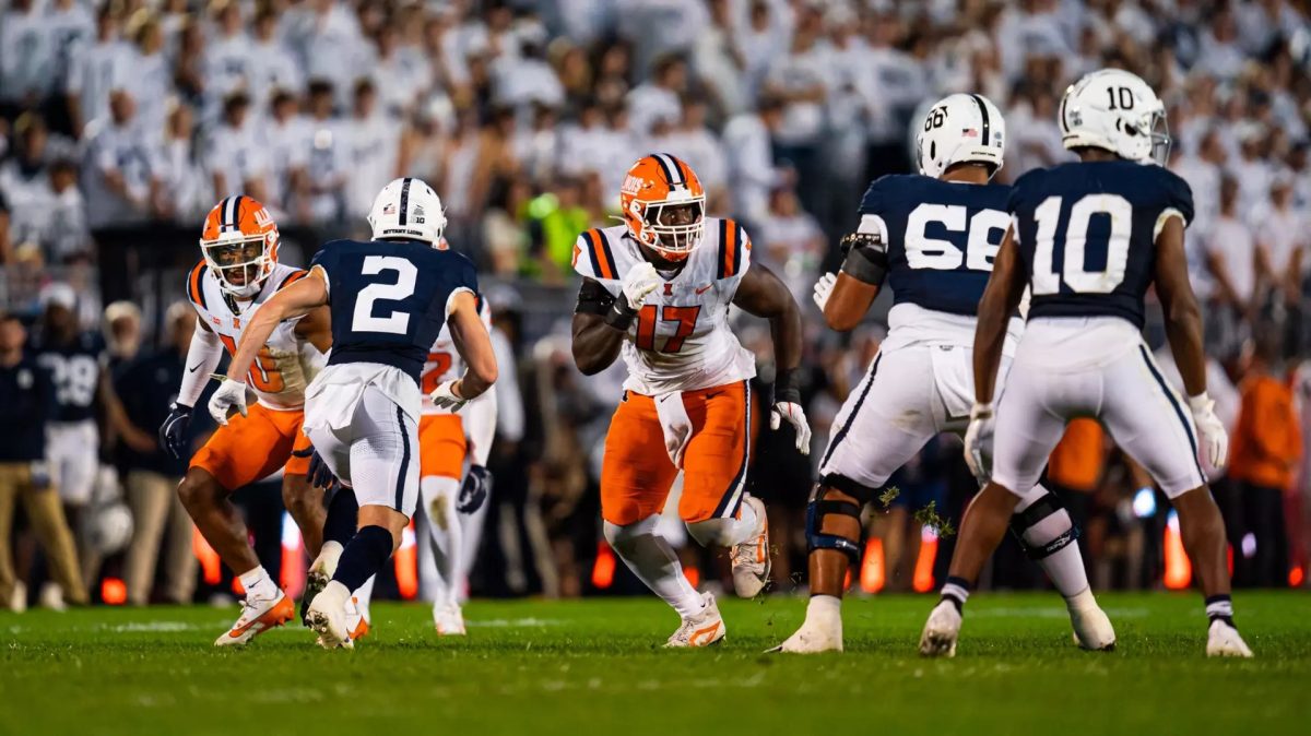 The Illini face the Nittany Lions away in Pennsylvania on Saturday.