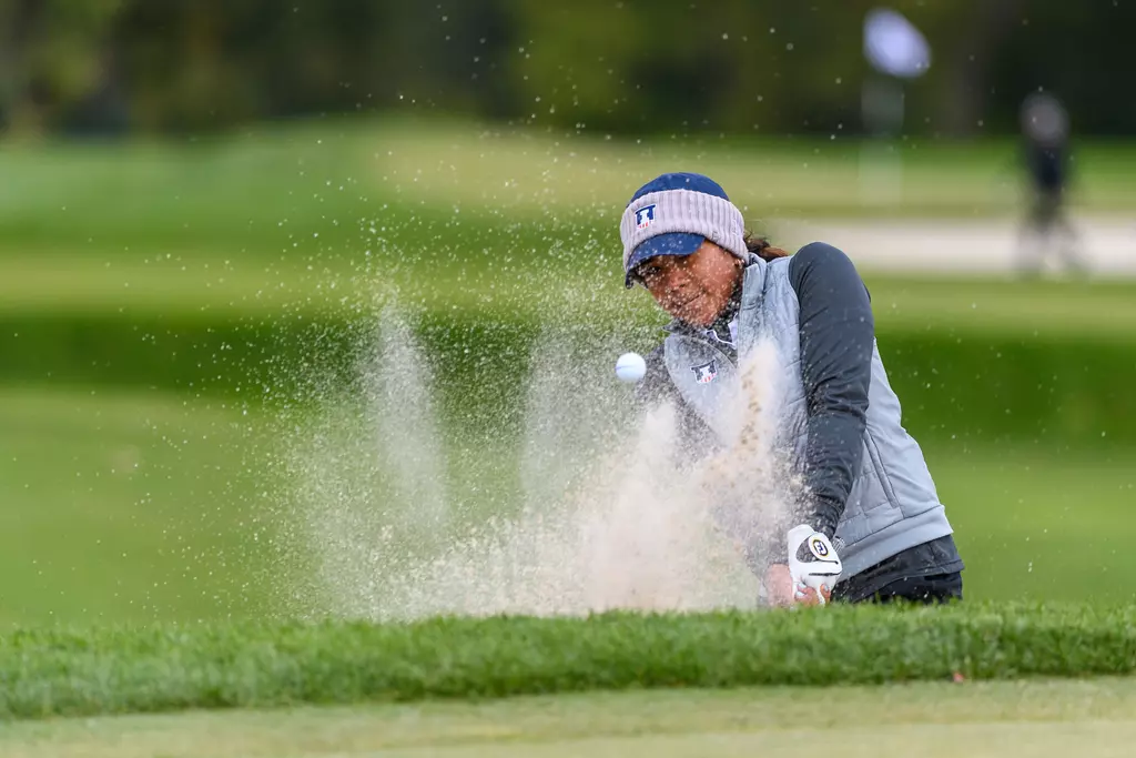 Illinois’s Sophia Sulkar during the Illini Women's Invitational at Medinah at the Medinah Country Club in Medinah, IL.