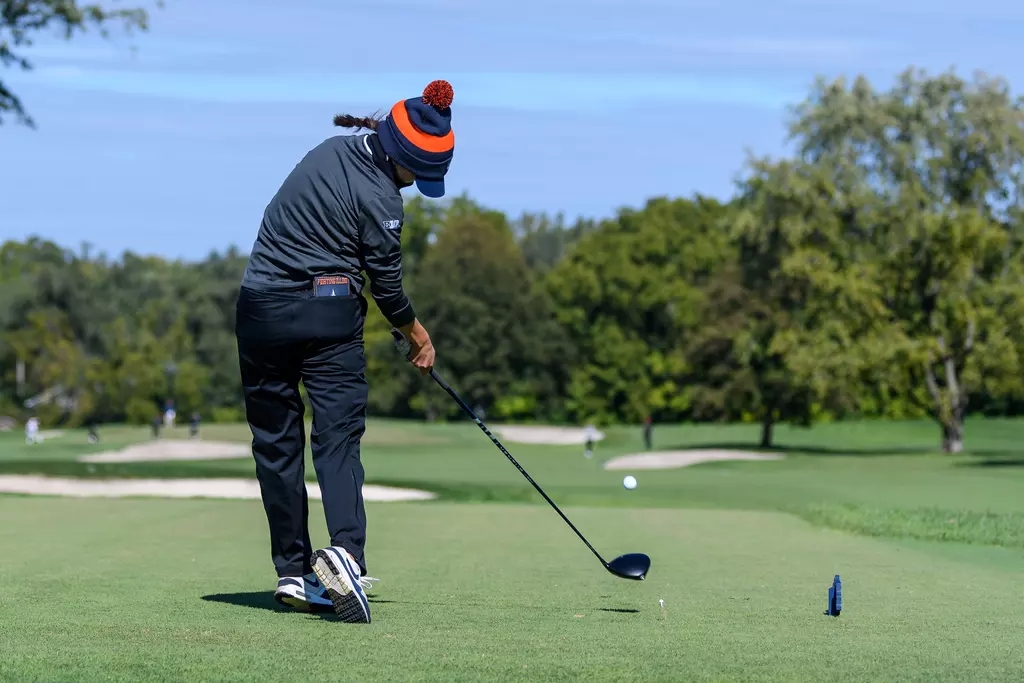 Illinois’s Lexanne Halama during the Illini Women's Invitational at Medinah at the Medinah Country Club in Medinah, IL.