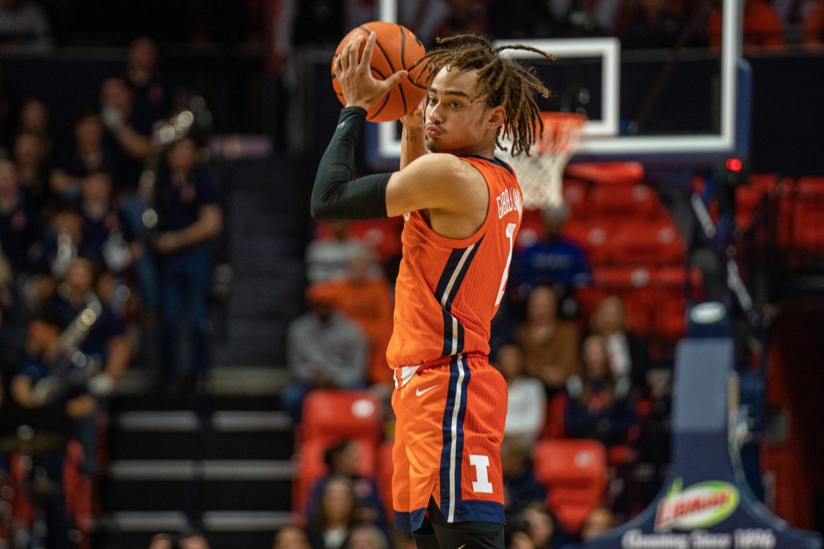 Sophomore guard Dra Gibbs-Lawhorn catches a pass against Marquette on Nov. 14, 2023. 