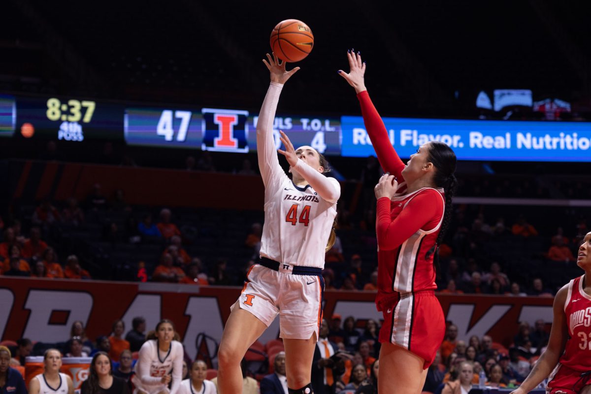 Fifth-year forward Kendall Bostic takes a shot in the post on Jan. 25.