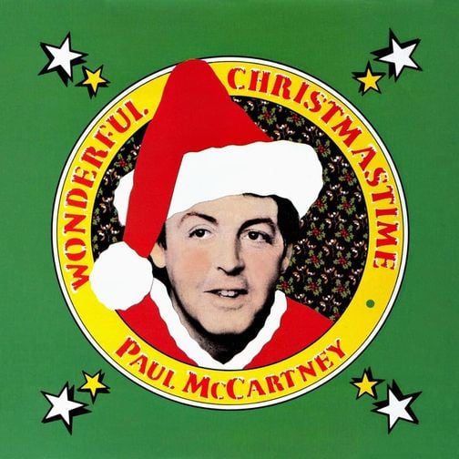 The cover for Paul McCartney's "Wonderful Christmastime."