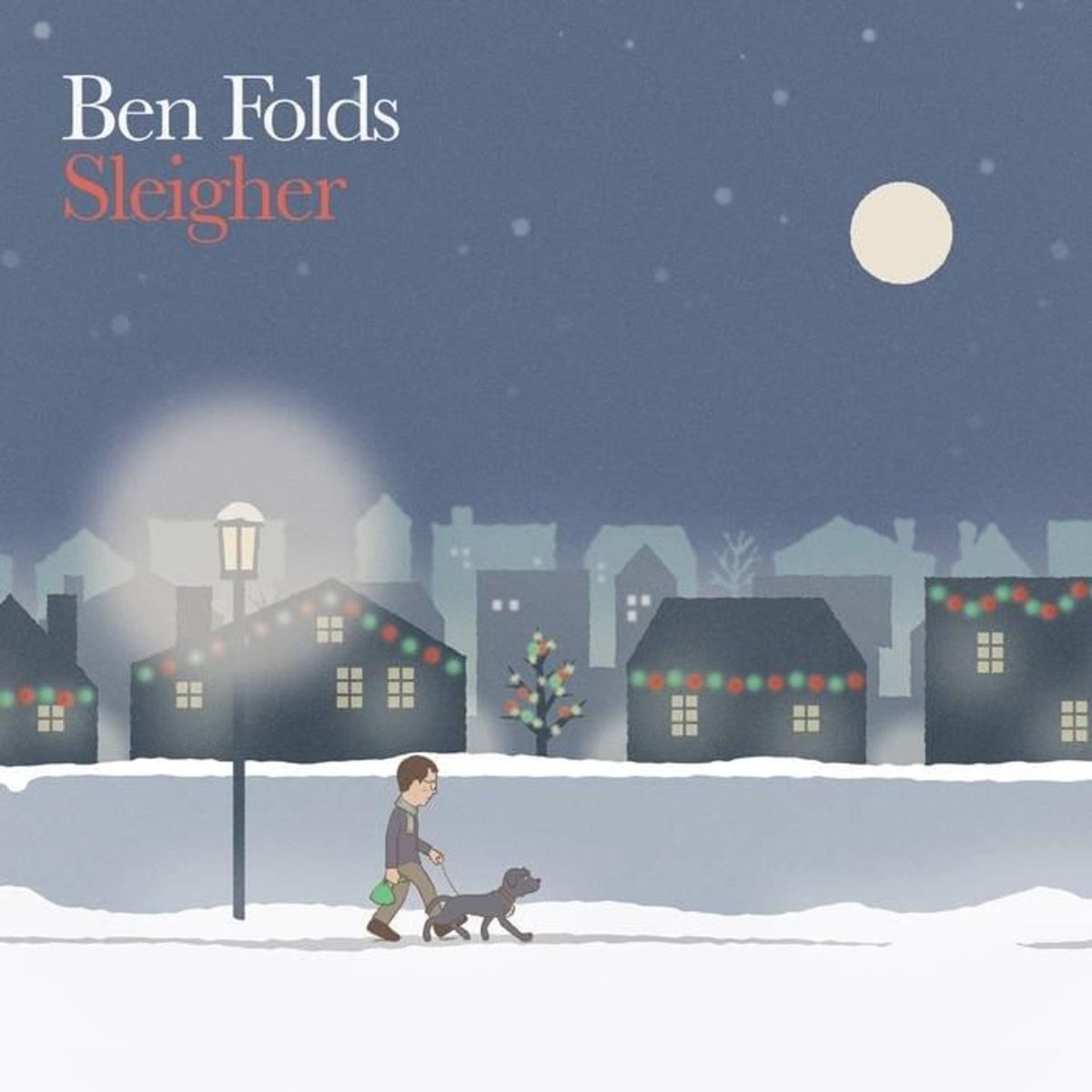 The album cover for Ben Folds new holiday album, "Sleigher."