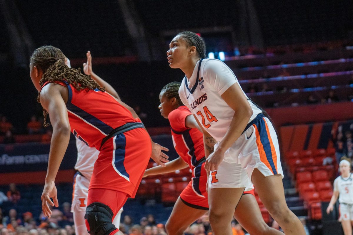 Senior guard Adalia McKenzie gets set to box out after a free throw attempt during a game against Stony Brook on March 24, 2024. 