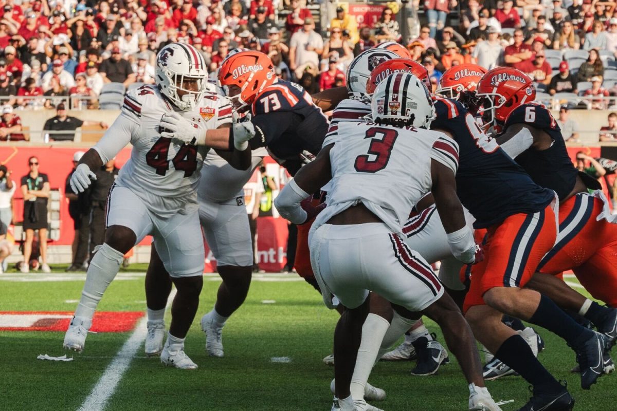 No. 20 Illinois' offense clashes with No. 15 South Carolina's defense in the highly anticipated Cheez-It Citrus Bowl.  