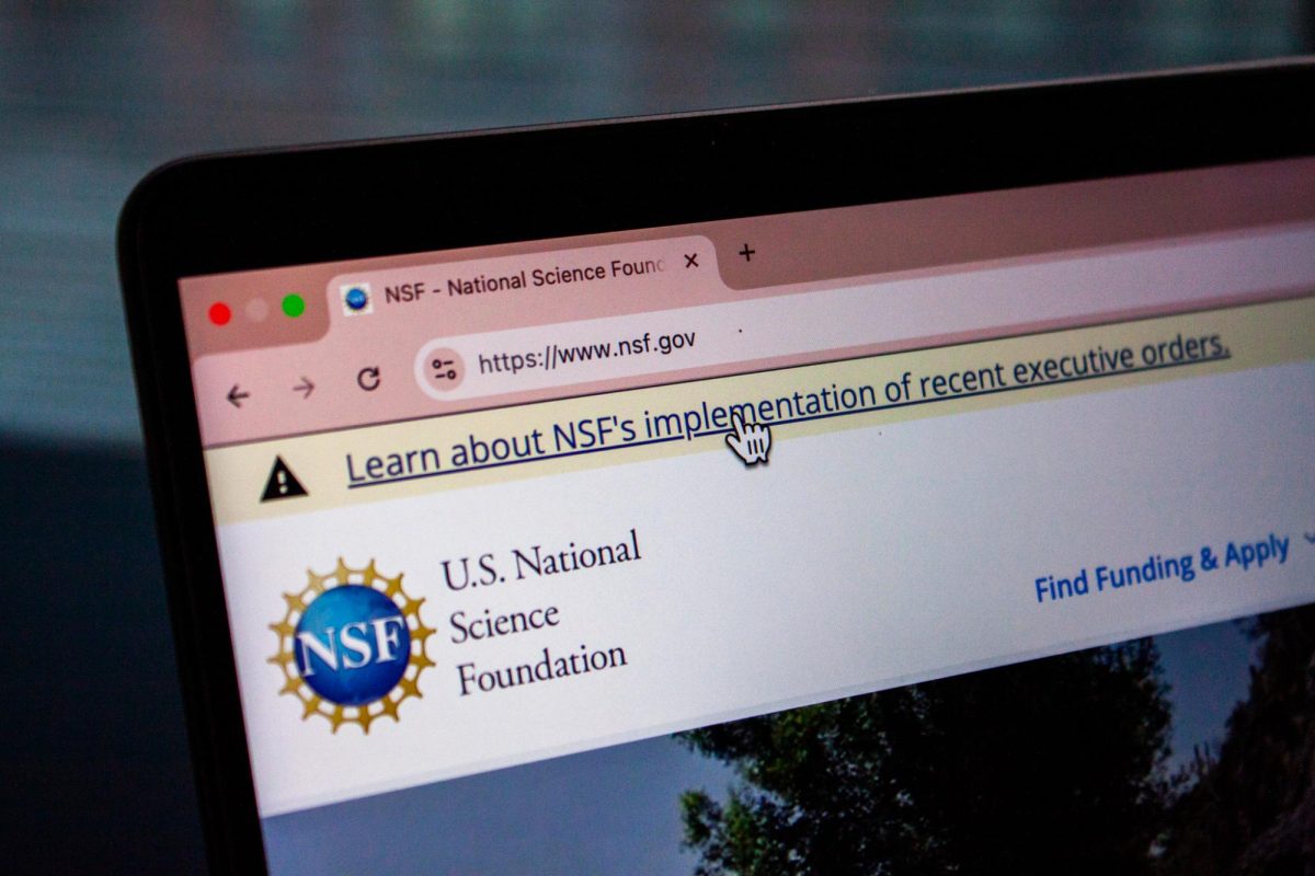 The National Science Foundation website updates its page to reflect the changes that would occur in its processes after recent executive orders.