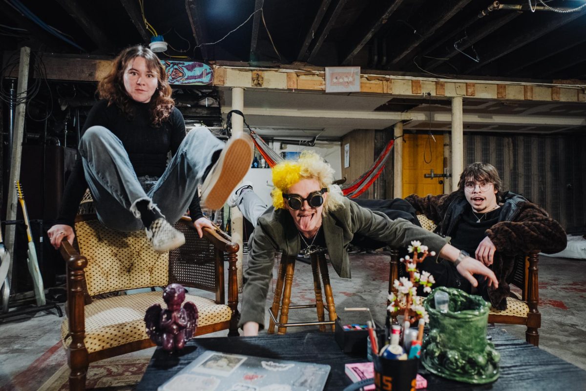 The members of the Brain Sex show off their personalities in their home and practice space on Feb. 17.