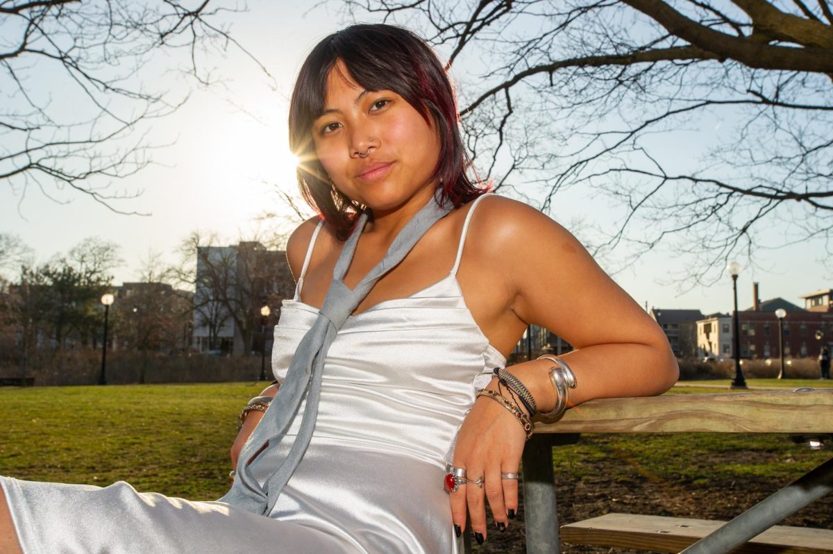 Josie Liu, junior in Media and founder of Dressember at the University on March 13. Dressember is an annual fundraiser and awareness campaign that fights human trafficking internationally.