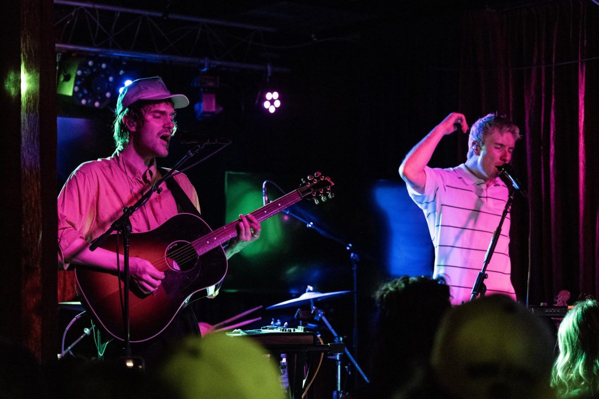Good Neighbours perform their song "Ripple" at canopy club on Monday.