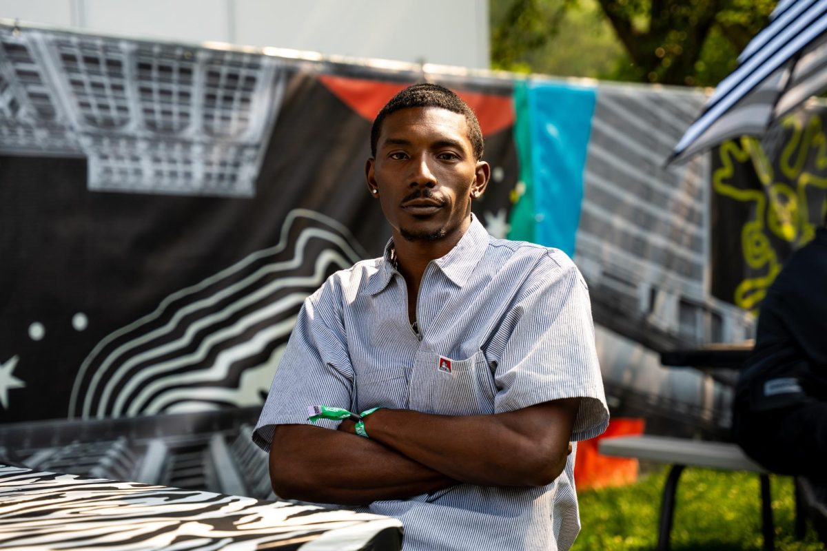 Singer, songwriter and producer bLAck pARty on July 31, the first day of Lollapalooza.