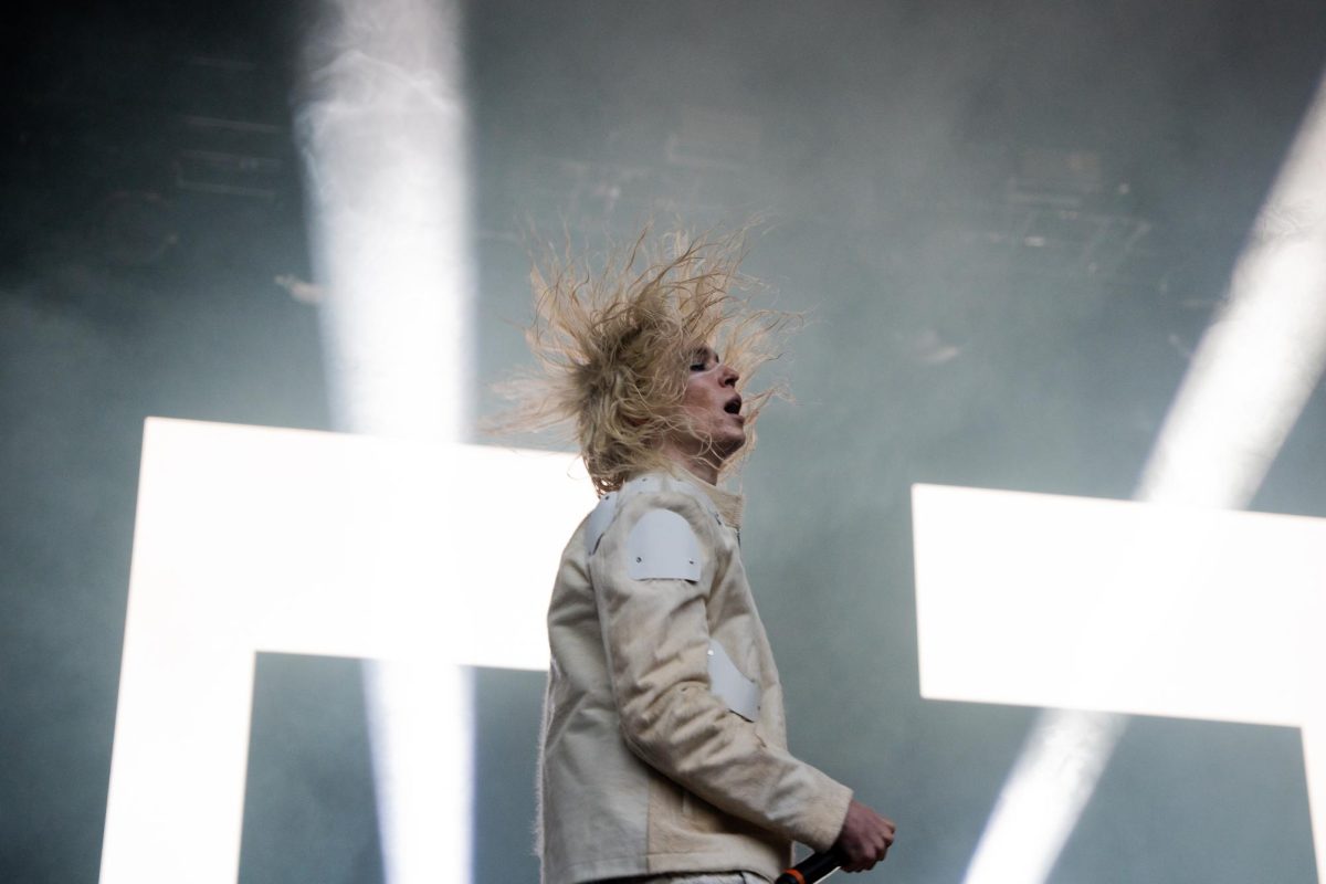 American hyperpop and rage rap singer 2hollis brings the energy with an intense set on the first day of Lollapalooza, July 31.